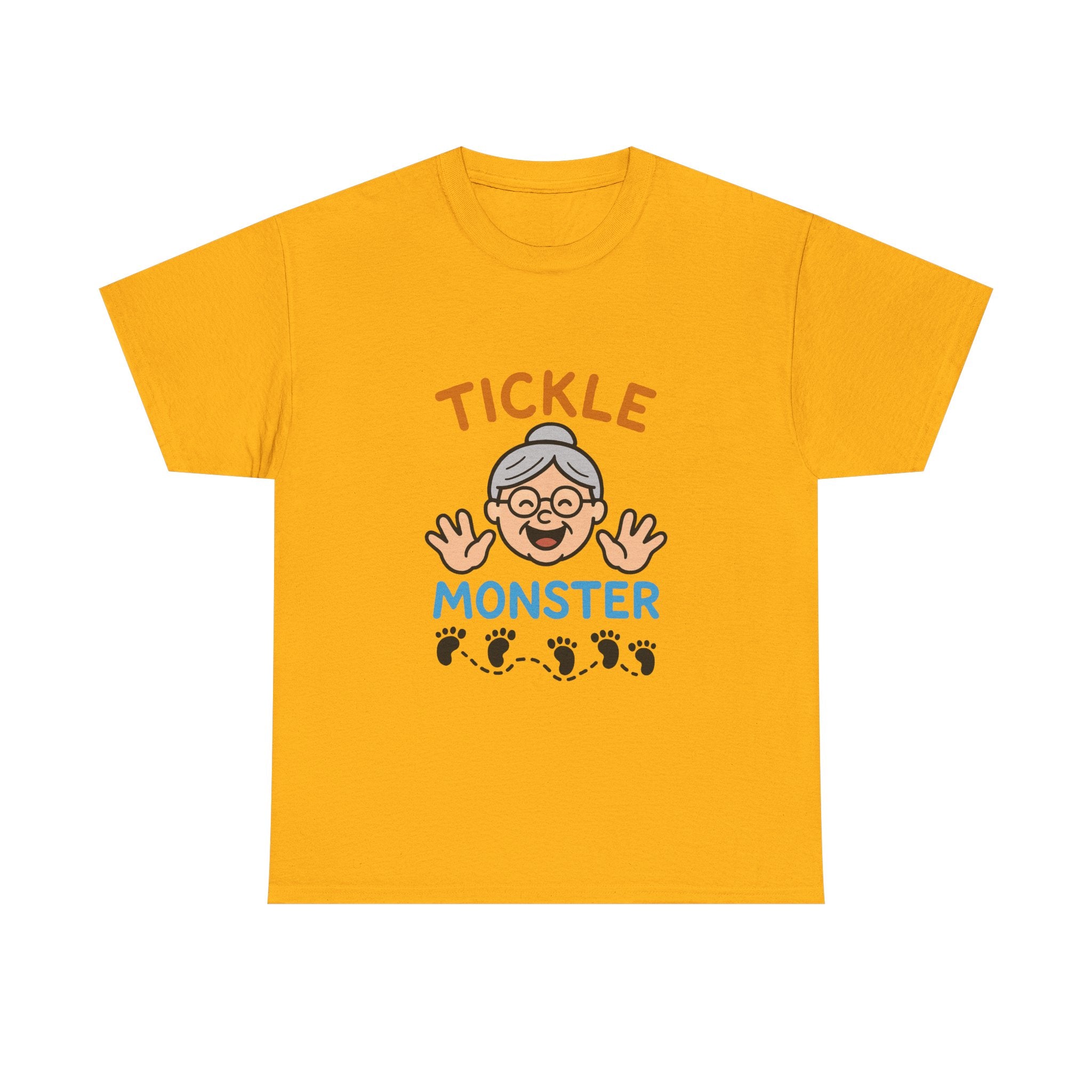 Tickle Monster T-Shirt — Cute Grandma Footprint Kids Tee