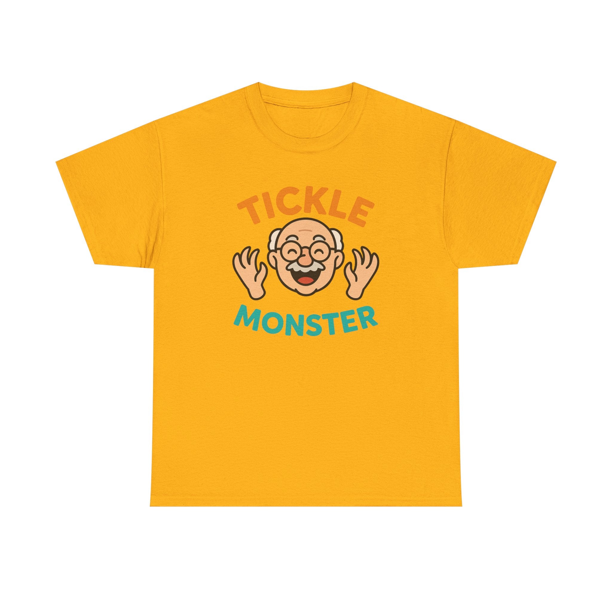 Tickle Monster T-Shirt — Funny Cartoon Grandpa Graphic Tee