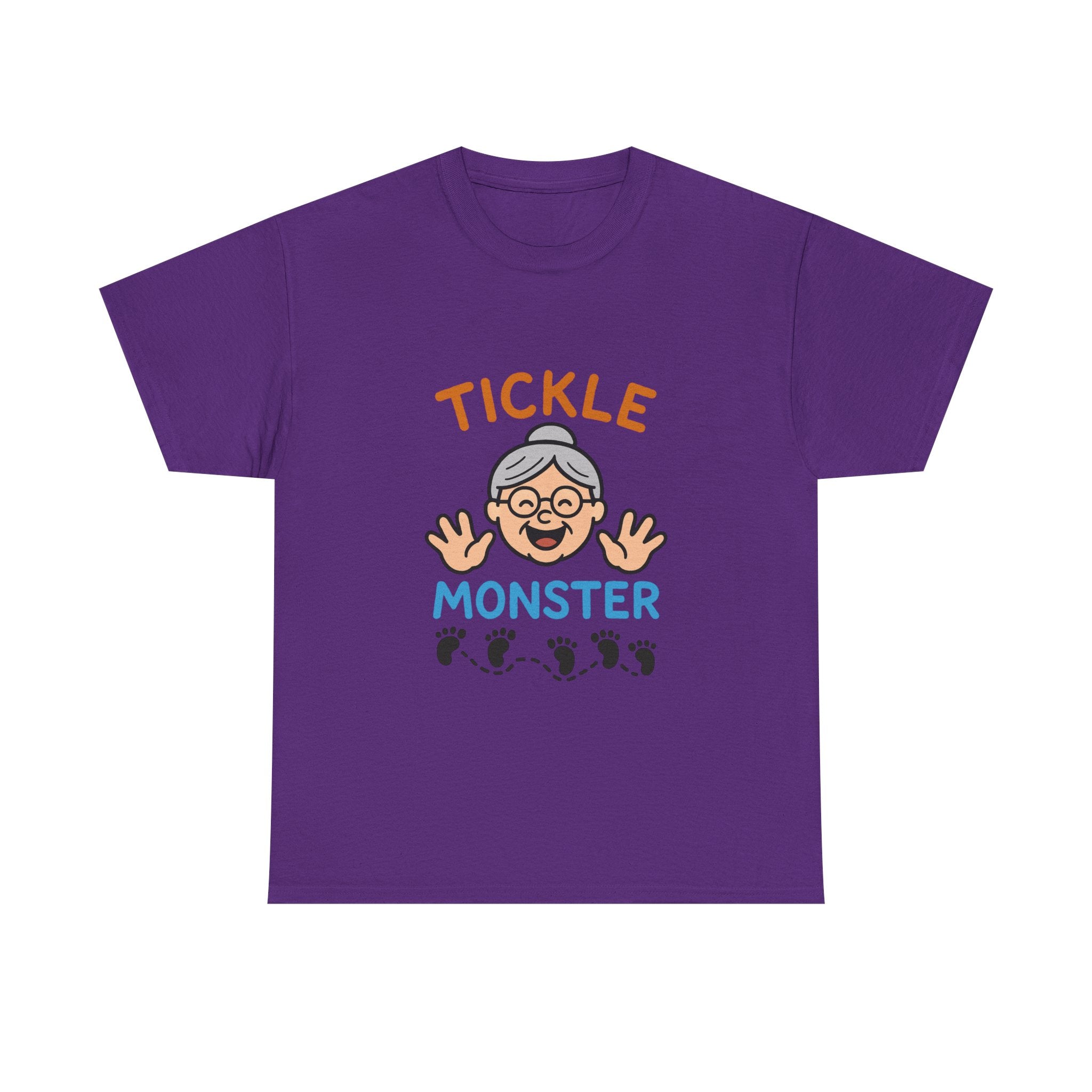 Tickle Monster T-Shirt — Cute Grandma Footprint Kids Tee