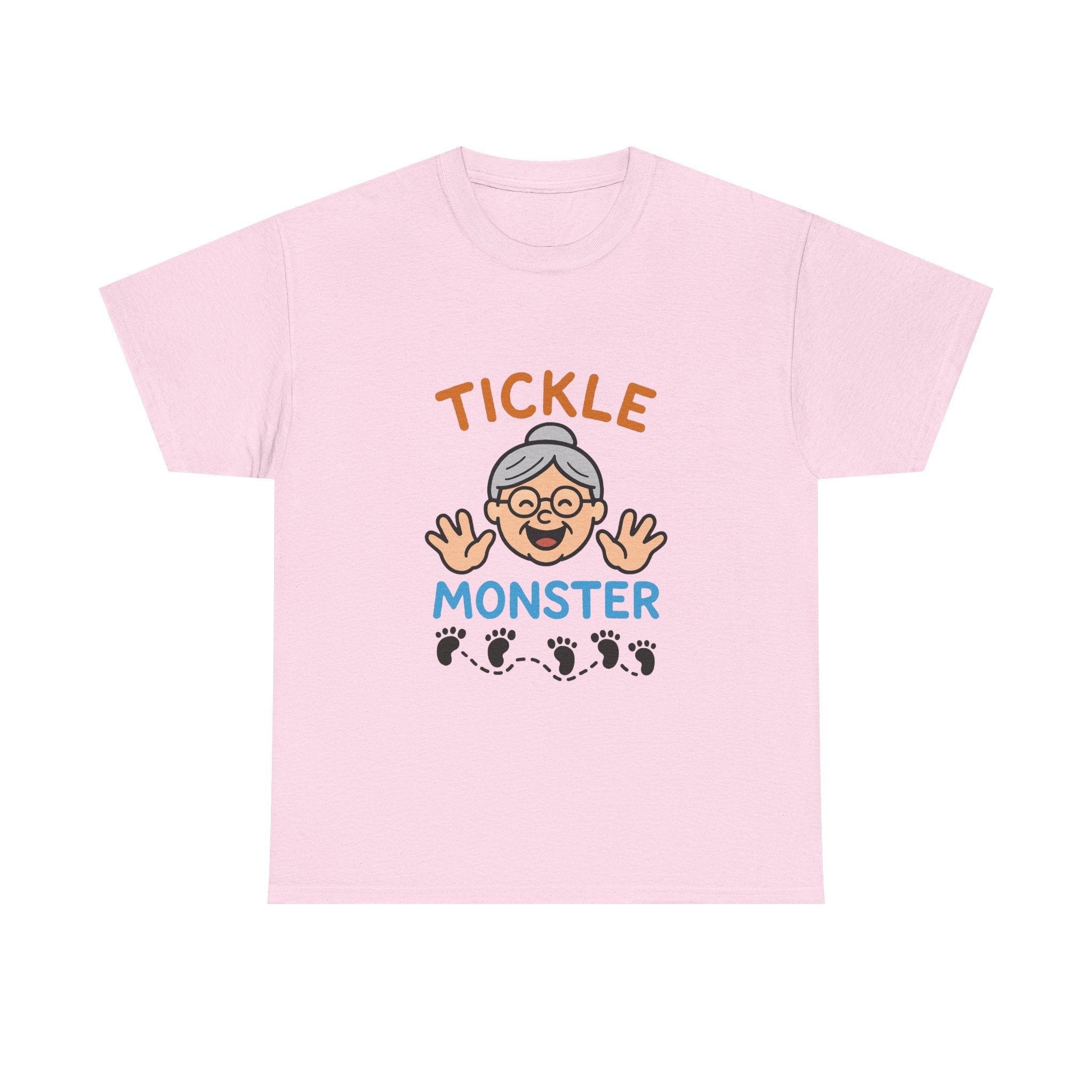 Tickle Monster T-Shirt — Cute Grandma Footprint Kids Tee
