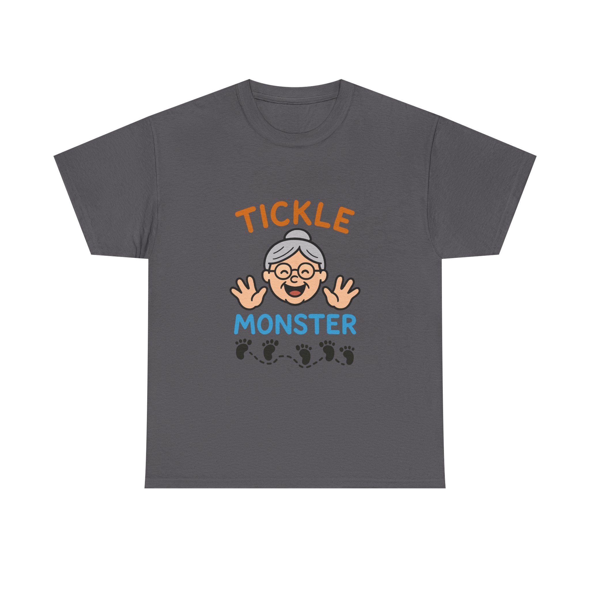 Tickle Monster T-Shirt — Cute Grandma Footprint Kids Tee