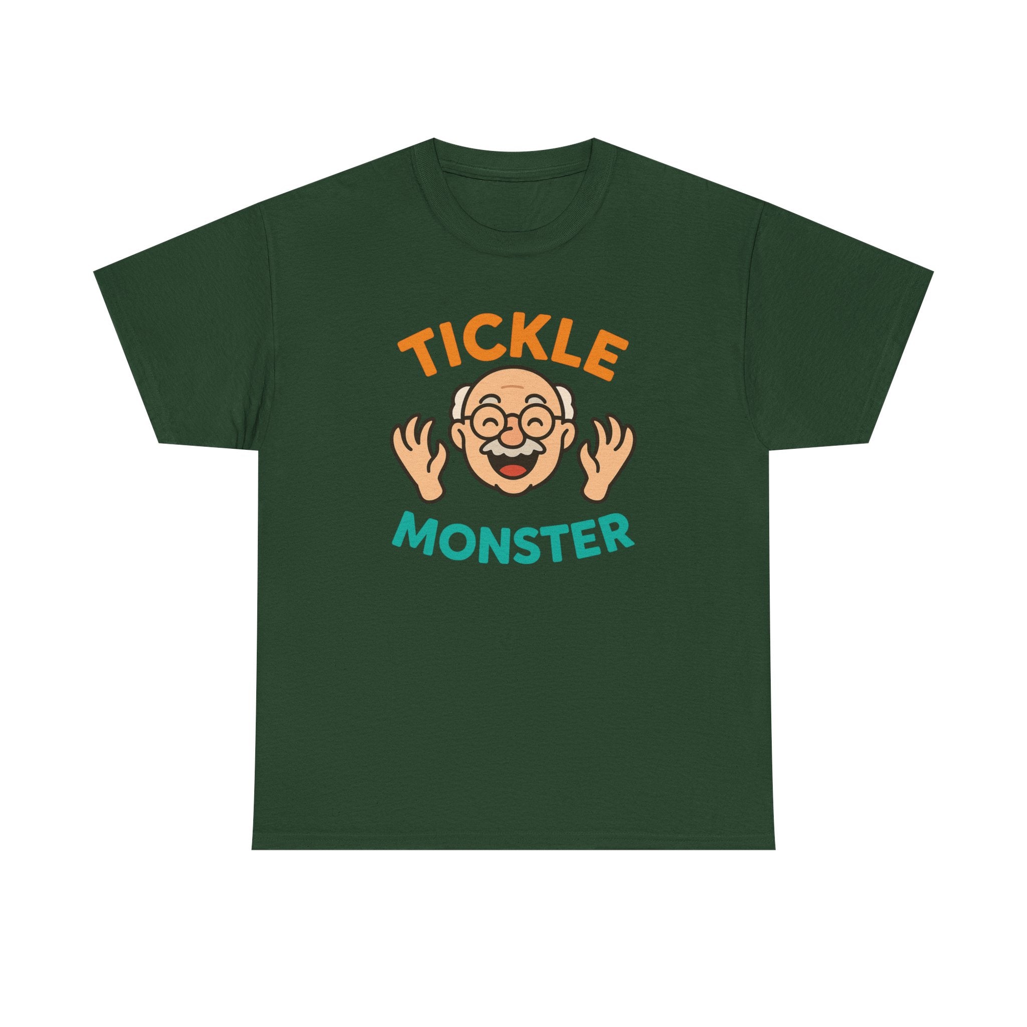 Tickle Monster T-Shirt — Funny Cartoon Grandpa Graphic Tee