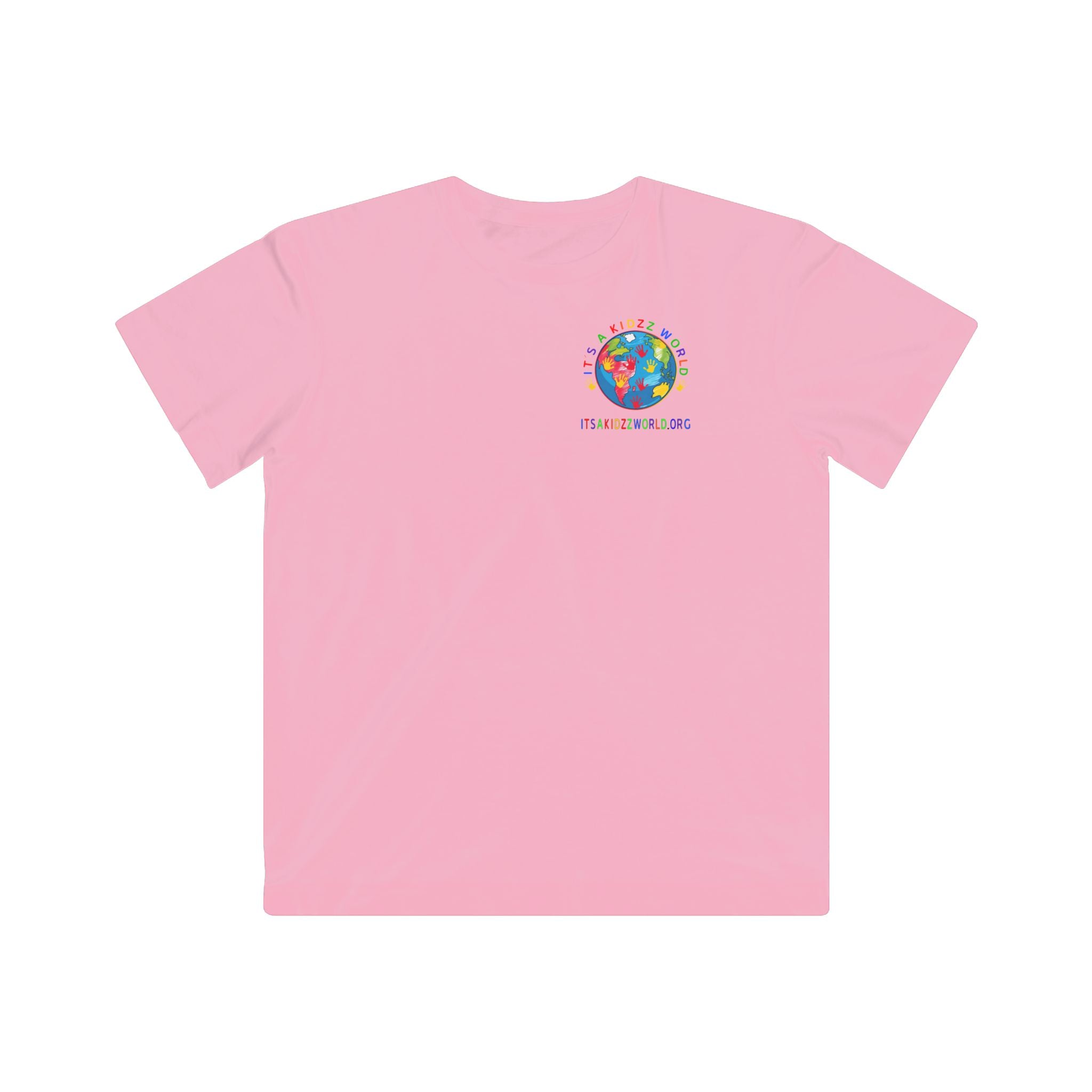 Kids Tee — "I Don’t Wanna Grow Up" Colorful Kidzz World Supporter Shirt