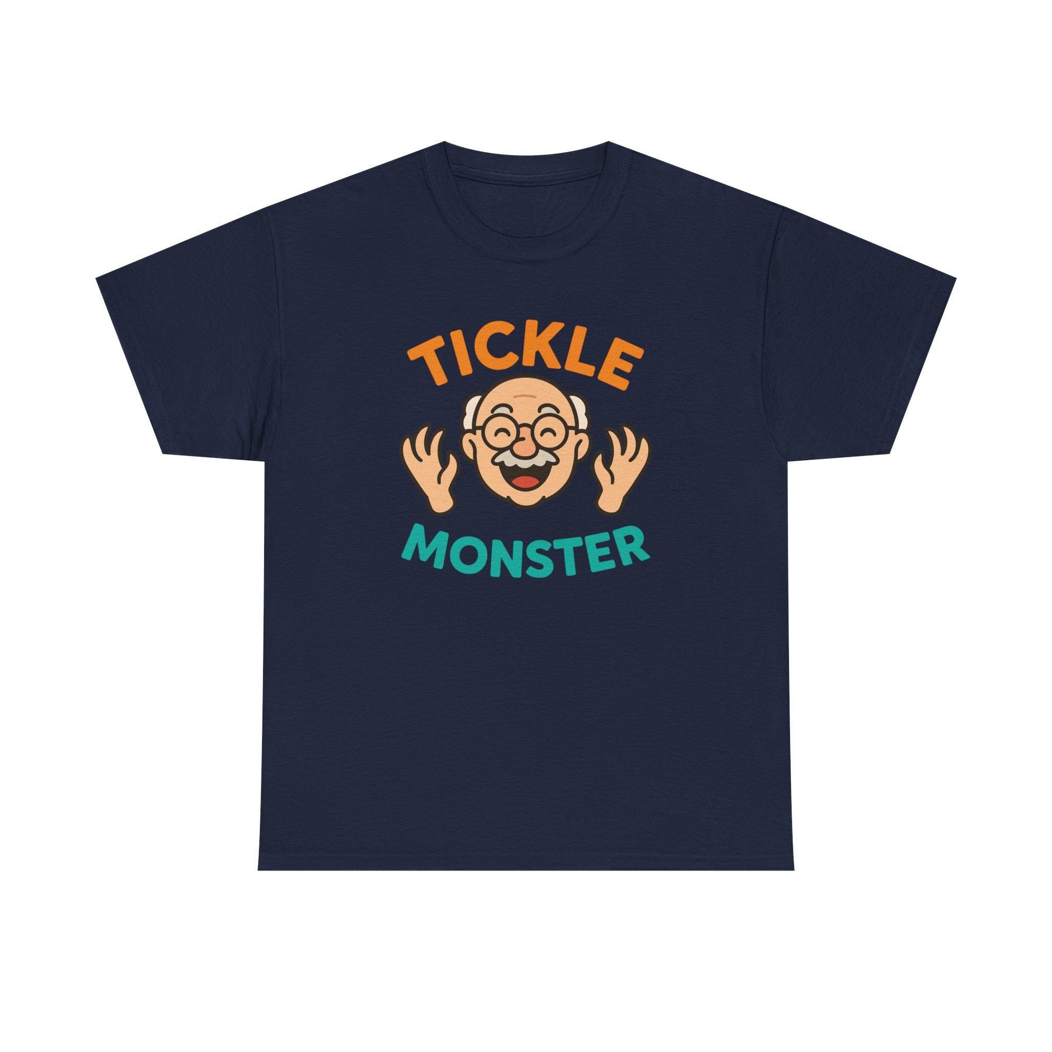 Tickle Monster T-Shirt — Funny Cartoon Grandpa Graphic Tee