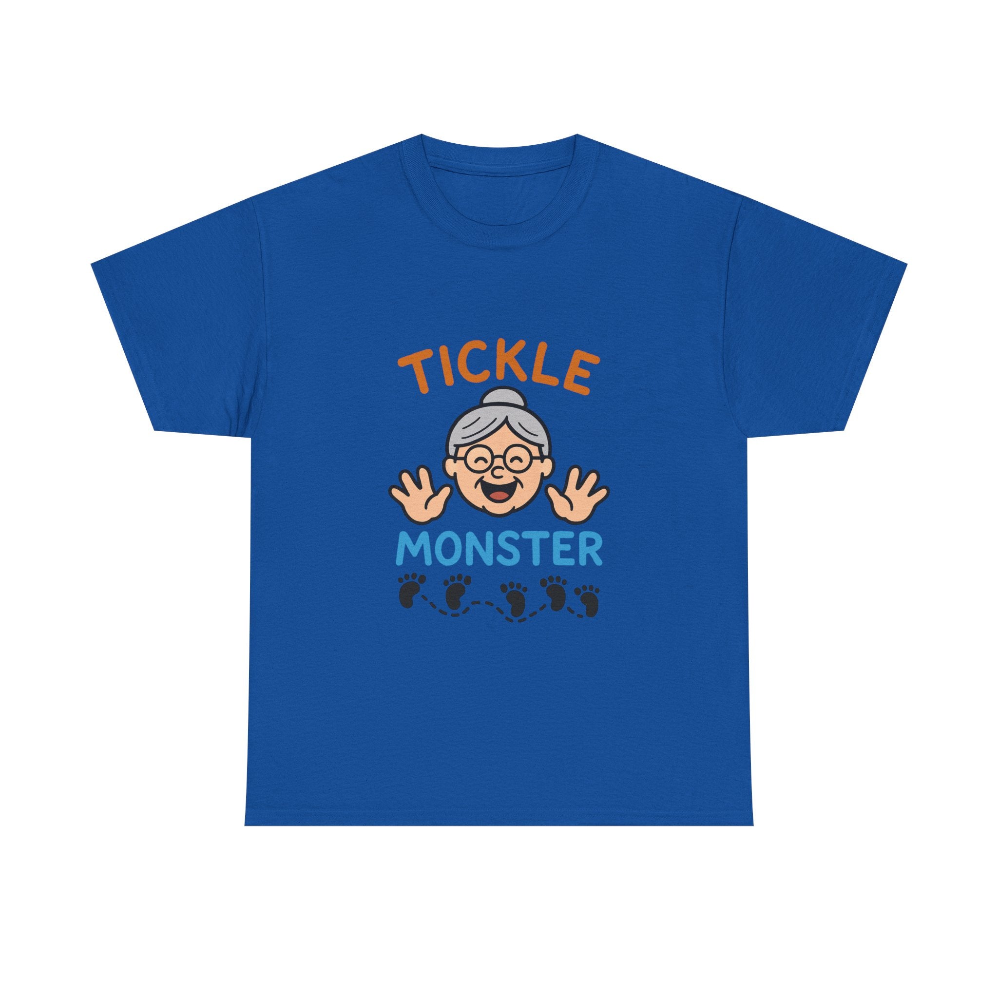 Tickle Monster T-Shirt — Cute Grandma Footprint Kids Tee