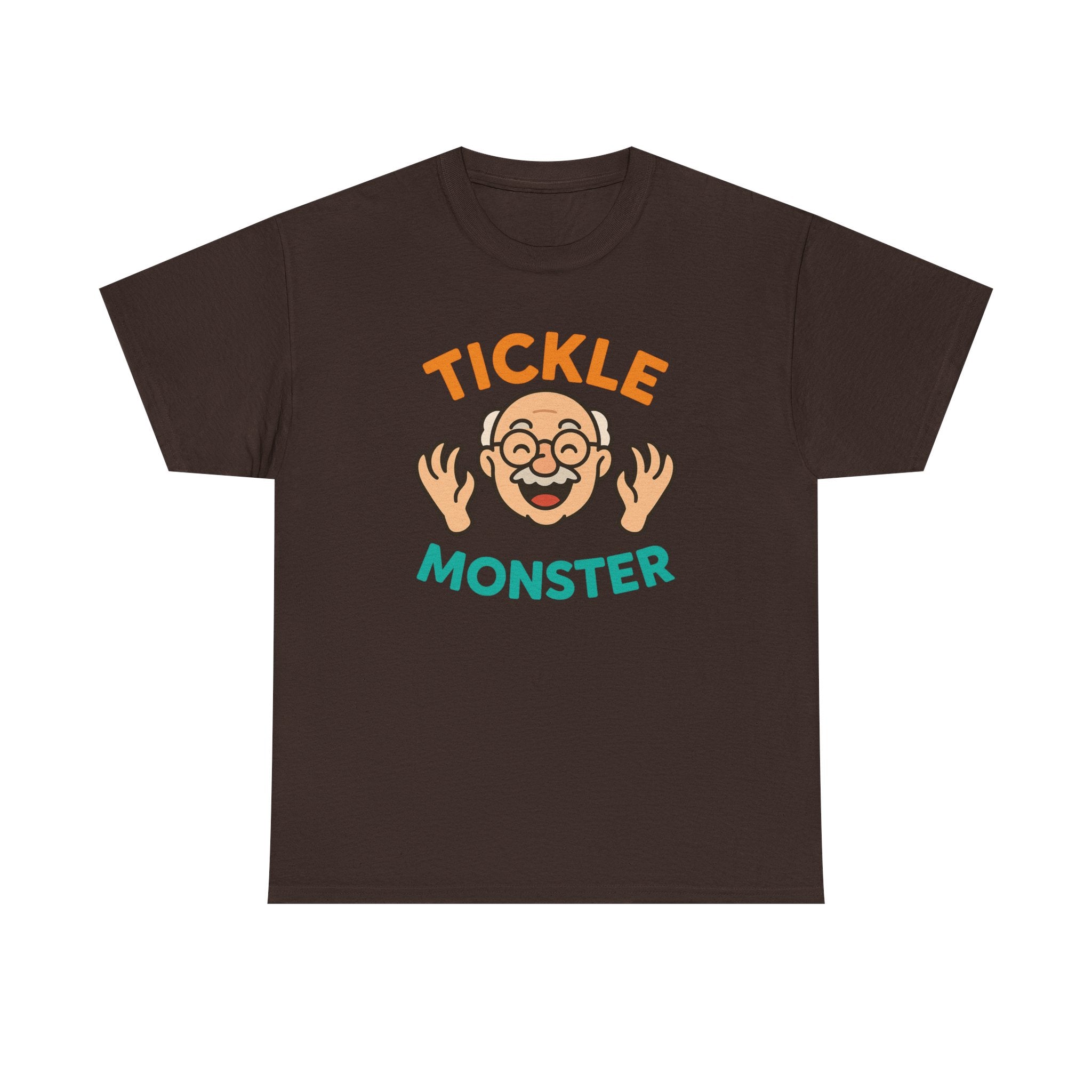 Tickle Monster T-Shirt — Funny Cartoon Grandpa Graphic Tee