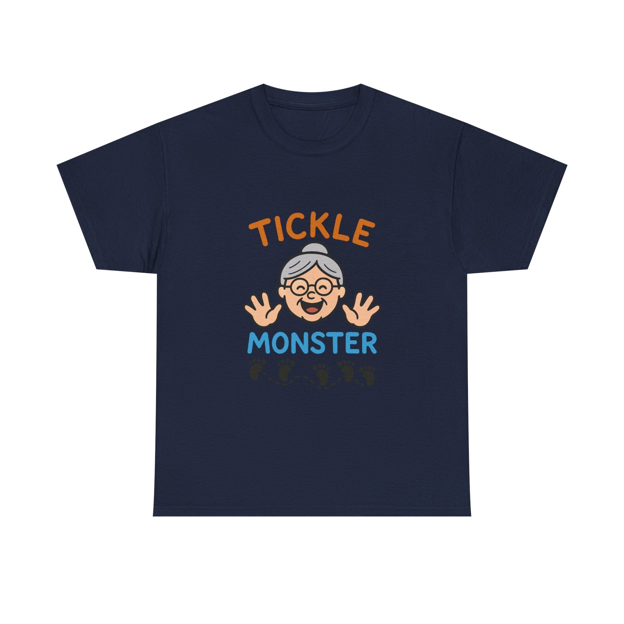Tickle Monster T-Shirt — Cute Grandma Footprint Kids Tee