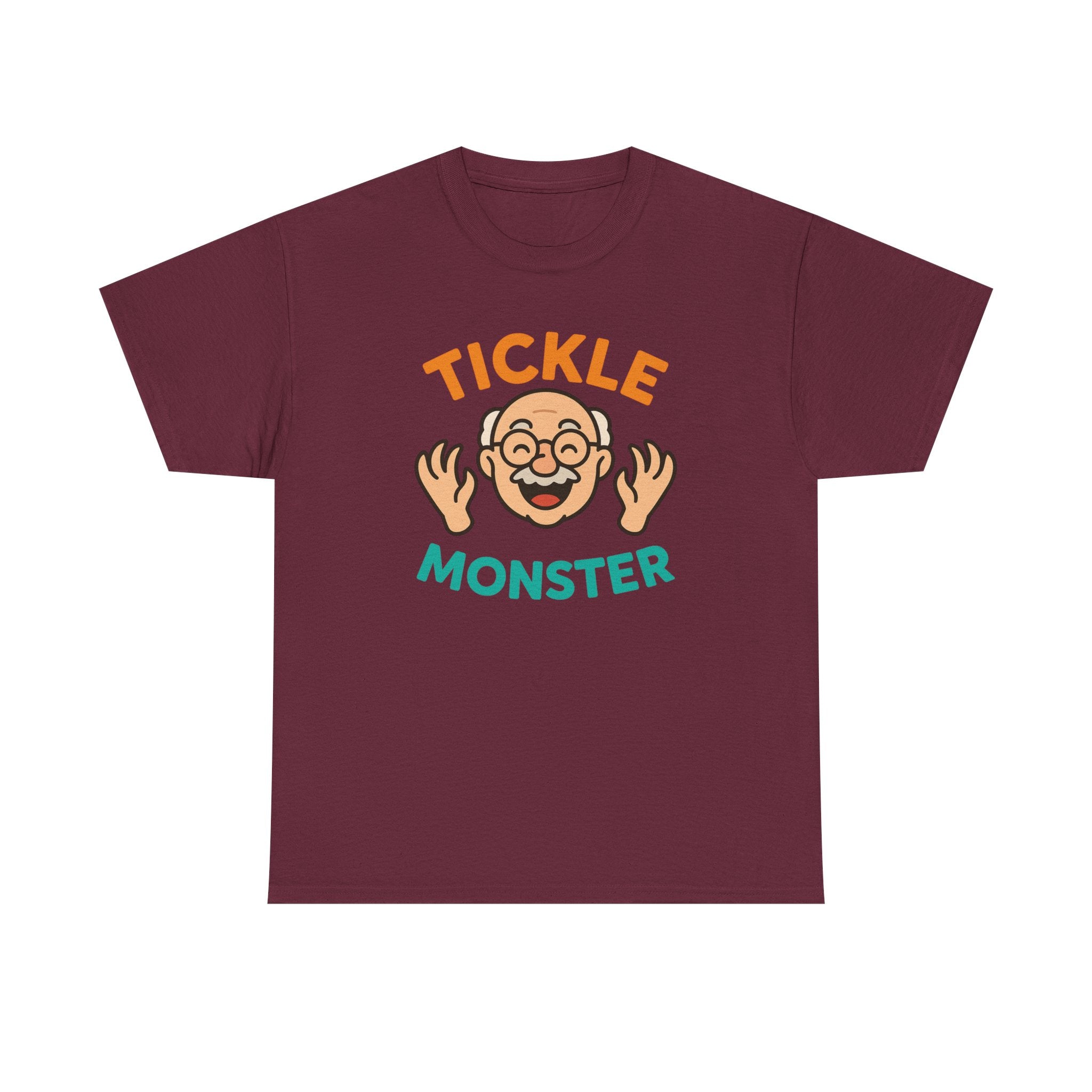 Tickle Monster T-Shirt — Funny Cartoon Grandpa Graphic Tee