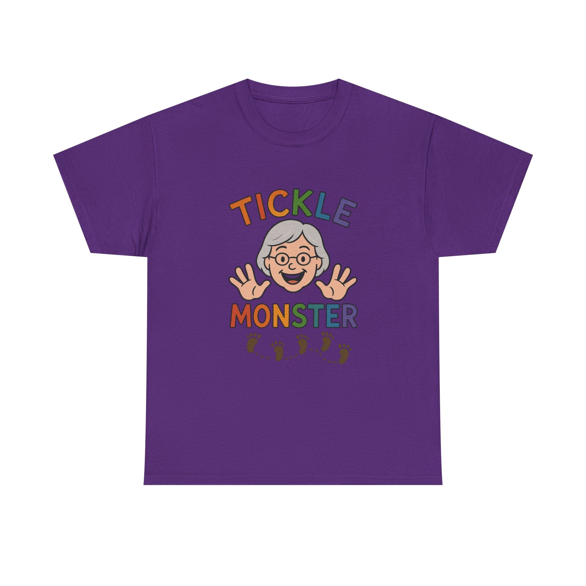 Tickle Monster T-Shirt — Cute Grandma Footprint Kids Tee