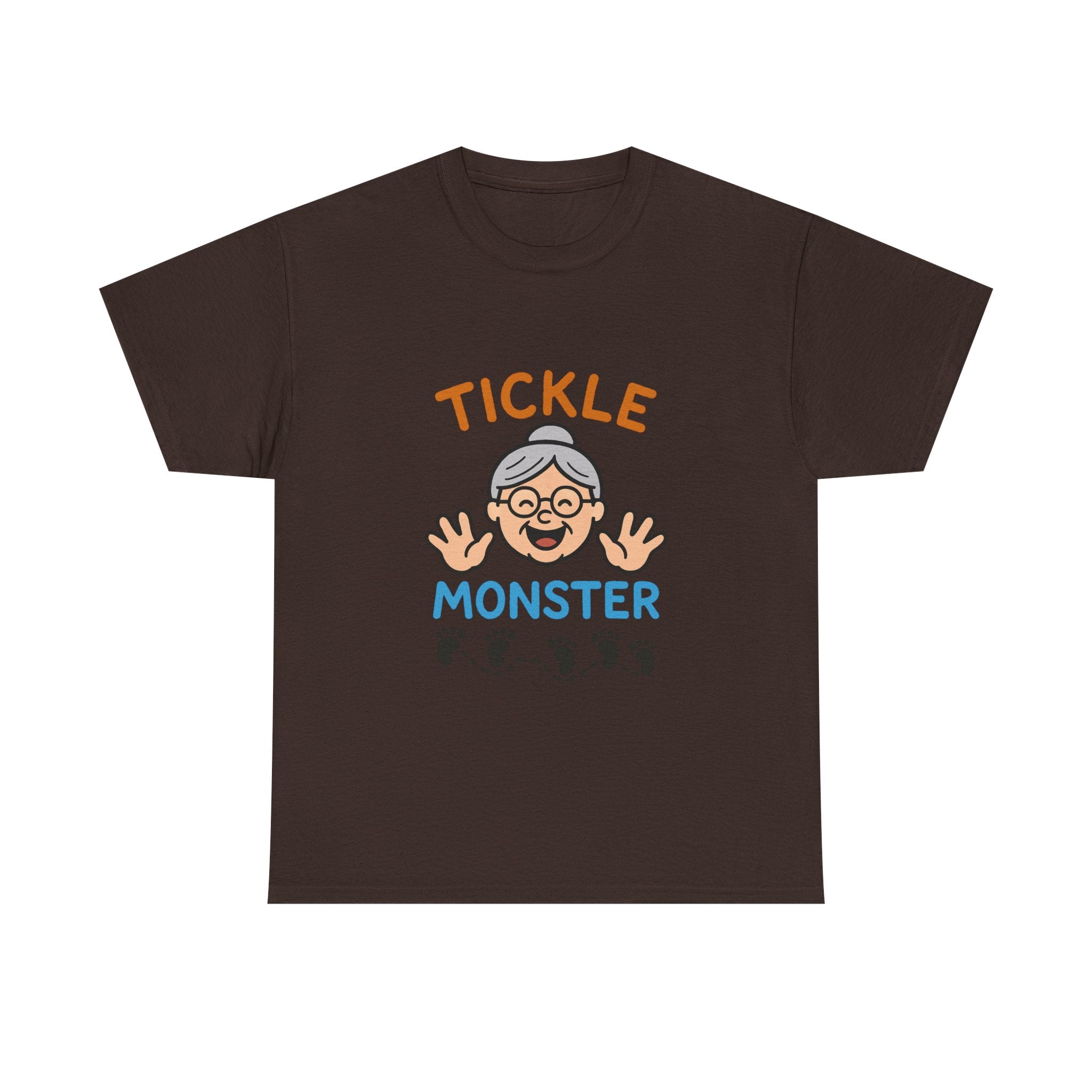Tickle Monster T-Shirt — Cute Grandma Footprint Kids Tee