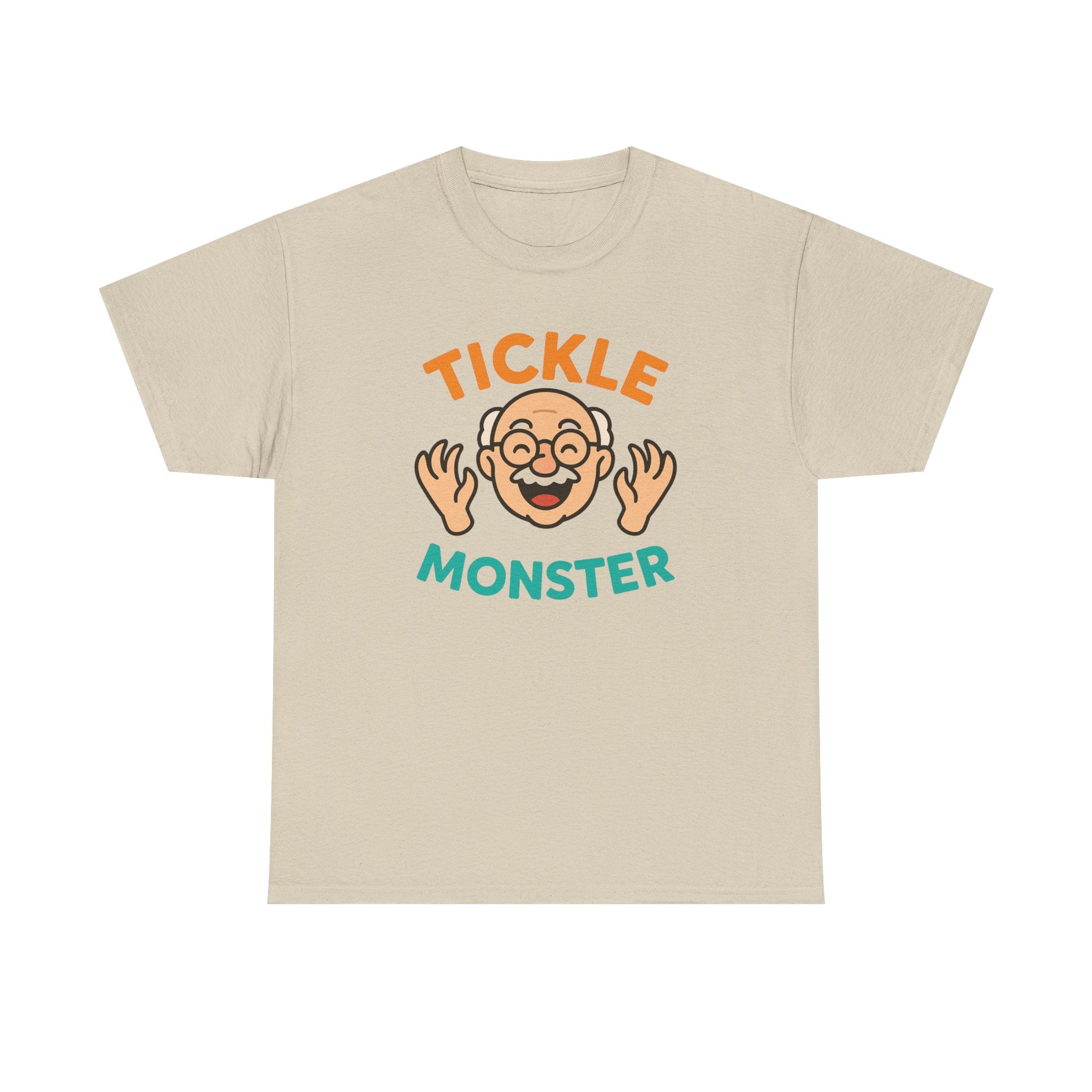 Tickle Monster T-Shirt — Funny Cartoon Grandpa Graphic Tee