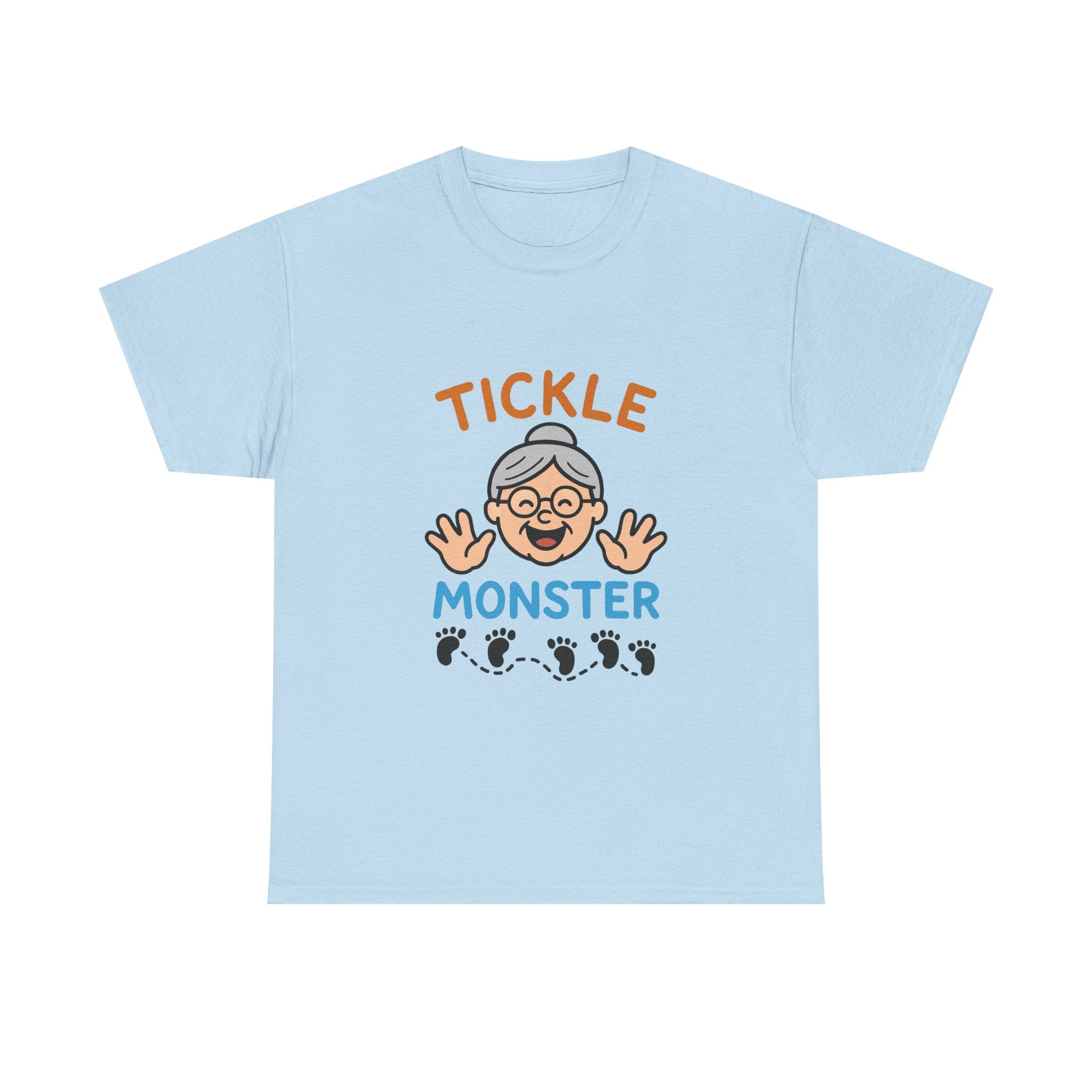 Tickle Monster T-Shirt — Cute Grandma Footprint Kids Tee