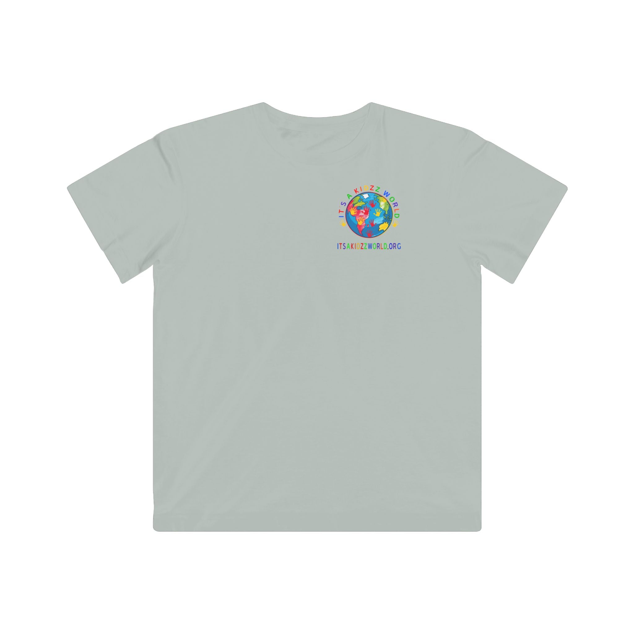 Kids Tee — "I Don’t Wanna Grow Up" Colorful Kidzz World Supporter Shirt