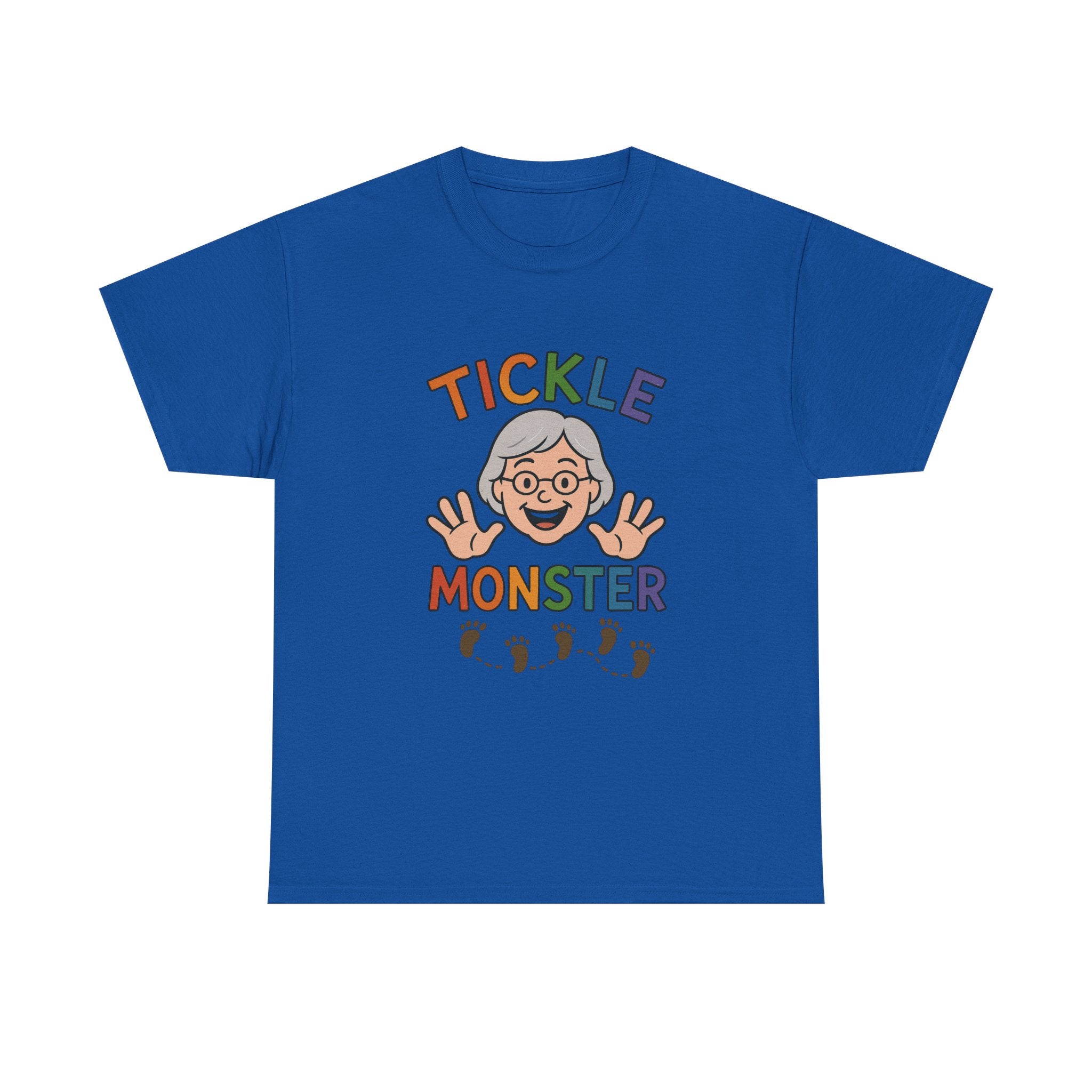 Tickle Monster T-Shirt — Cute Grandma Footprint Kids Tee
