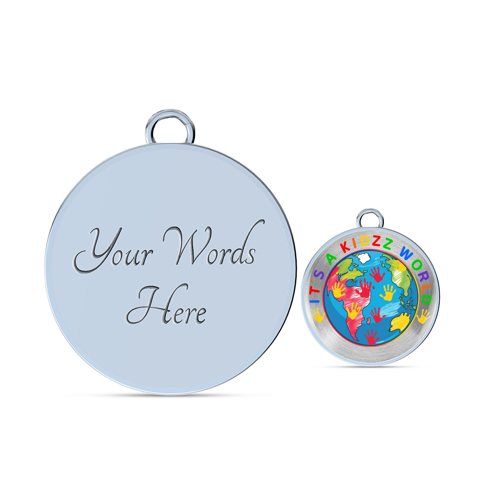 It's a Kidzz World Logo Bracelet